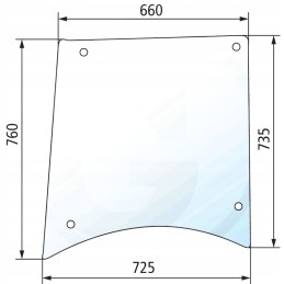 Lango dėklas, kombinuota kabina, dešinė kairė
