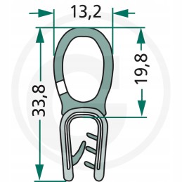 Stiklo sandariklis, 5 m pakuotė