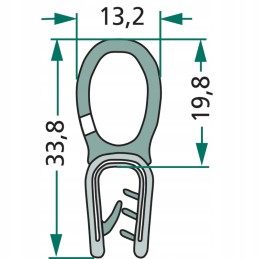 Stiklo sandariklis, 5 m pakuotė