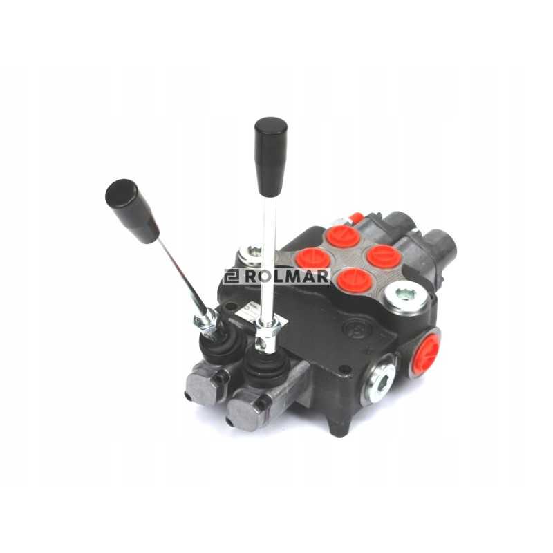 2 sekcijų hidraulinis skirstytuvas, 2 sekcijų plūduriuojantis