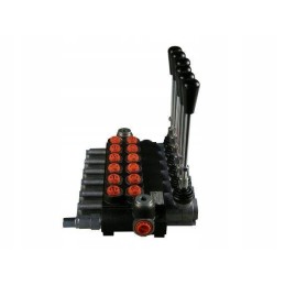 Šešių sekcijų hidraulinis skirstytuvas 6 40 l talpos