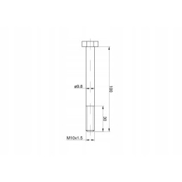 Diferencialinis varžtas m10 c 330