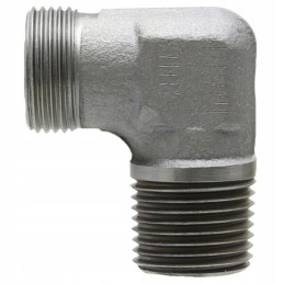 Vyriškas alkūnės alkūnės jungtis m18x 15 3 8 colių