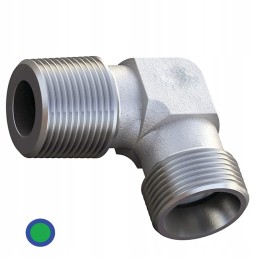 Vyriškas alkūnės alkūnės jungtis m18x 15 3 8 colių