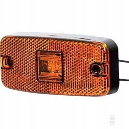 Stačiakampė LED šoninė gabaritinė lemputė 12 24v