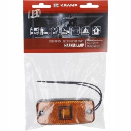 Stačiakampė LED šoninė gabaritinė lemputė 12 24v