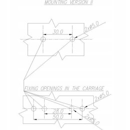 Stačiakampė LED šoninė gabaritinė lemputė 12 24v