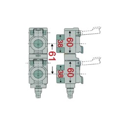 Tiesi alyvos surinkimo sistemos jungtis