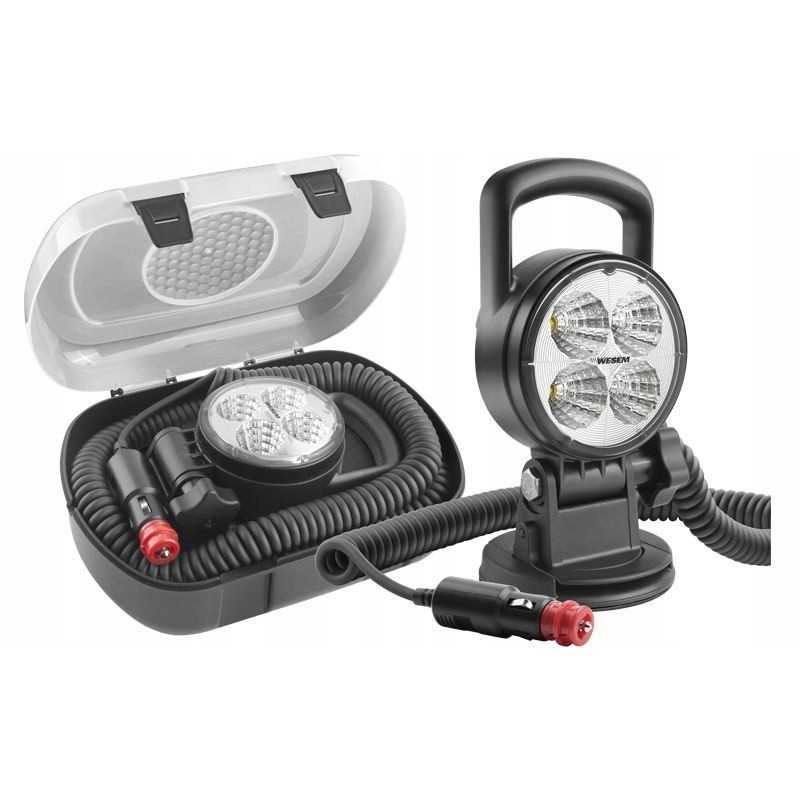 LEDF 58 darbo lempa 2000lm korpusas su spiraline rankena 8m