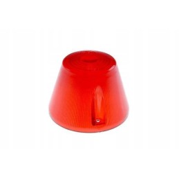Raudonas šviestuvo gaubtas, aukštas, d 47 d 50