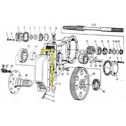 Apatinės reduktoriaus sandariklis c 330 parduodamas 10 vnt