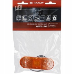 Šoninis gabaritinis žibintas stačiakampis LED 12 24v Kramp