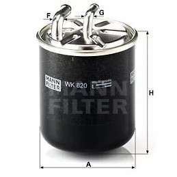 Pal filtras db w211 200cdi 220cdi 270cdi