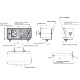 Dešinysis priekinis LED posūkio signalas ir stovėjimo lemputė