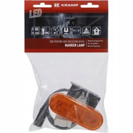 Stačiakampė LED šoninė gabaritinė lemputė 12 24v