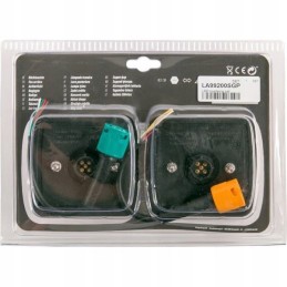 Kvadratinių LED galinių kombinuotų lempų rinkinys