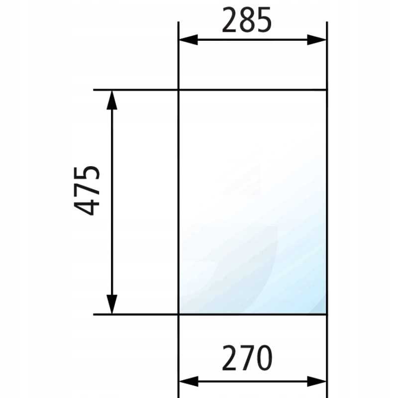 Lango dėklas 433 533 633 priekinis apatinis dešinysis