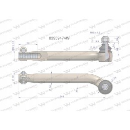 Vairo šarnyras m22x1 5 83959474 warynski