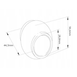 Viršutinis jungties rutulys, 2 kategorija, oe 28 8 50 6x44 5 mm