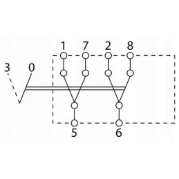 Dviejų padėčių šviesos jungiklio korpusas maxxum magnum