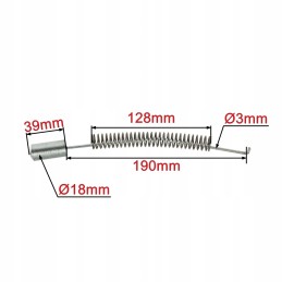 Rankinio stabdžio svirties remonto komplektas mf