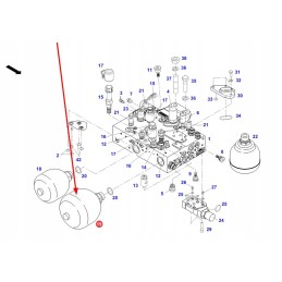 Hkolm1 4210a hidraulinis akumuliatorius