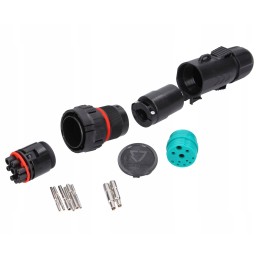 Isobus kištukas 9p 12v ibic iso 11783 2 6mm