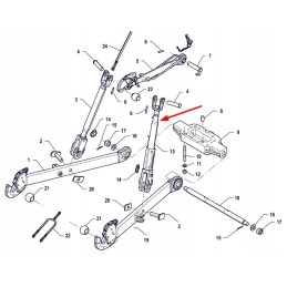 P5s56101114 dešinė galinė pakaba