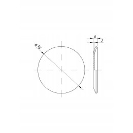 Priekinės ašies dangtelis c 385