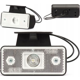 Priekinė gabaritinė lemputė, balta, LED buvo