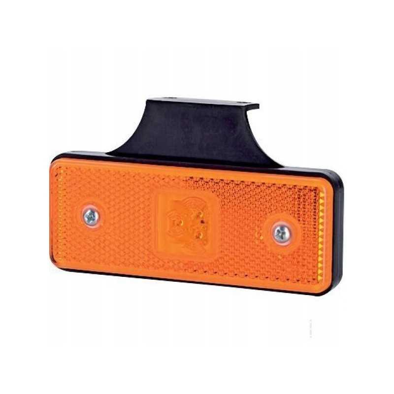 Halogeninis LED šoninis gabaritinis žibintas su 12-24 laikikliu