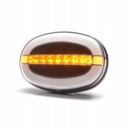 Kombinuotas ovalus LED priekinis žibintas 12 24v Kramp