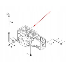 Te2s374020001k pavarų dėžės korpusas