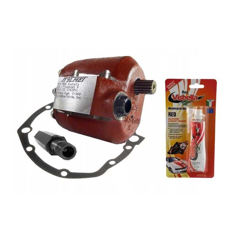 Hidraulinis siurblys sustiprintas iki C 360 silikono