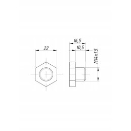 Galutinės pavaros išleidimo kaištis c 330