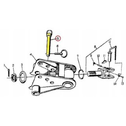 Kablio laikiklio kaištis c 360