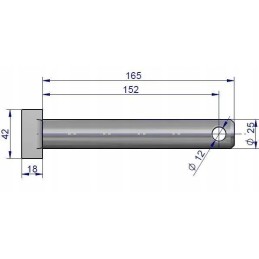 Kablio laikiklio kaištis c 360