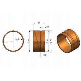 Tarpinė rato įvorė c 330