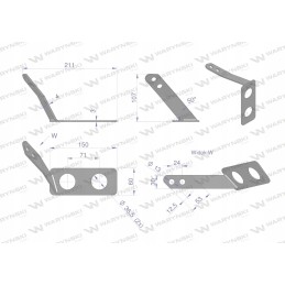 Hidraulinės greitosios jungties lizdo atrama, ištisinė