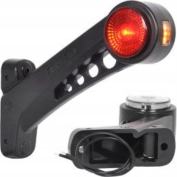 Dešinysis priekabos gabaritinis žibintas buvo nukreiptas