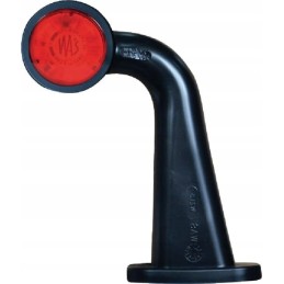 LED šoninė šviesa, dešinė, 12 24v, raudona, skaidri