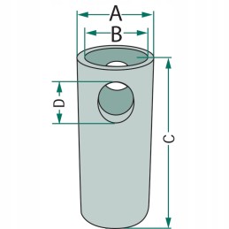 Sumažinimo rankovė 37mm 62mm Walterscheid