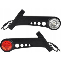 Kairės pusės gabaritinis žibintas, LED diodų žymeklis