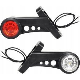 Kairės pusės gabaritinis žibintas, LED šoninis gabaritinis žibintas, 12v