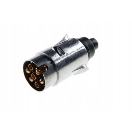 7 polių metalinis kištukas