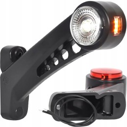 Kairės pusės gabaritinis žibintas, LED šoninis gabaritinis žibintas, 12v