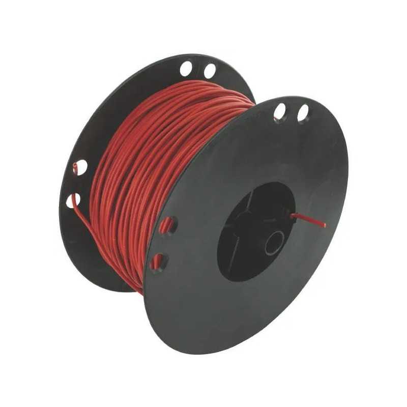 Elektros kabelis 1 x 0 75 mm2 raudonas 100 m