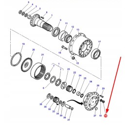 72506038 galutinis pavaros išleidimo kaištis m24 x 1 5