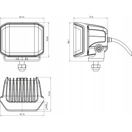 Darbo šviesos LED įspėjamoji lemputė 2190lm