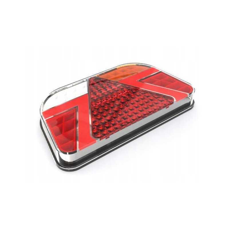 Trikampis kombinuotas galinis žibintas 82LED dešinė 12 24v